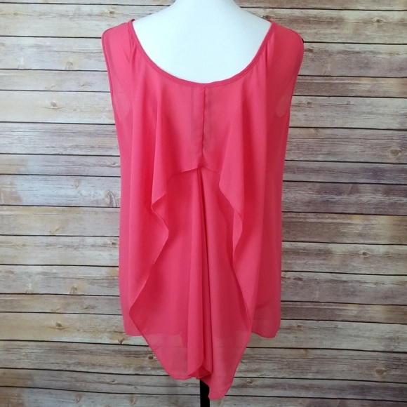 Moon Collection Sheer Boat Neck Blouse Size Large - Picture 2 of 7